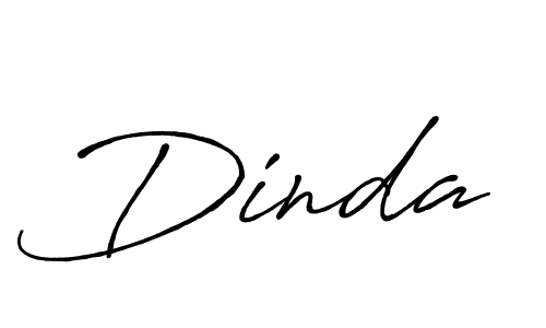 Also we have Dinda name is the best signature style. Create professional handwritten signature collection using Antro_Vectra_Bolder autograph style. Dinda signature style 7 images and pictures png