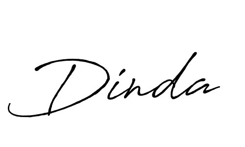 How to make Dinda name signature. Use Antro_Vectra_Bolder style for creating short signs online. This is the latest handwritten sign. Dinda signature style 7 images and pictures png