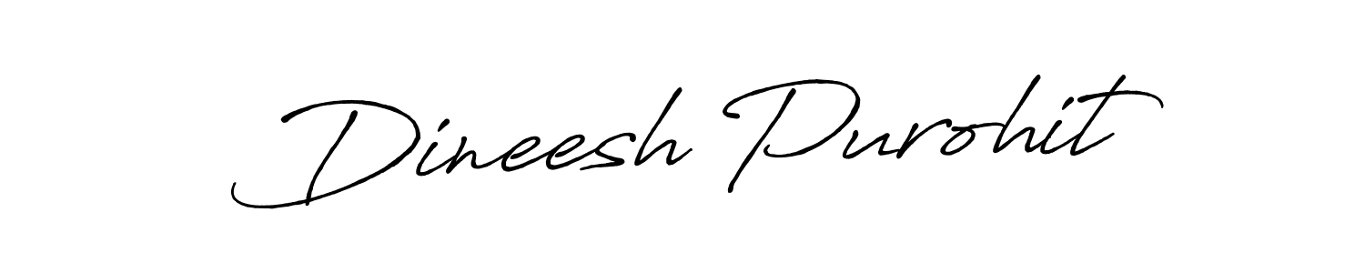 Antro_Vectra_Bolder is a professional signature style that is perfect for those who want to add a touch of class to their signature. It is also a great choice for those who want to make their signature more unique. Get Dineesh Purohit name to fancy signature for free. Dineesh Purohit signature style 7 images and pictures png