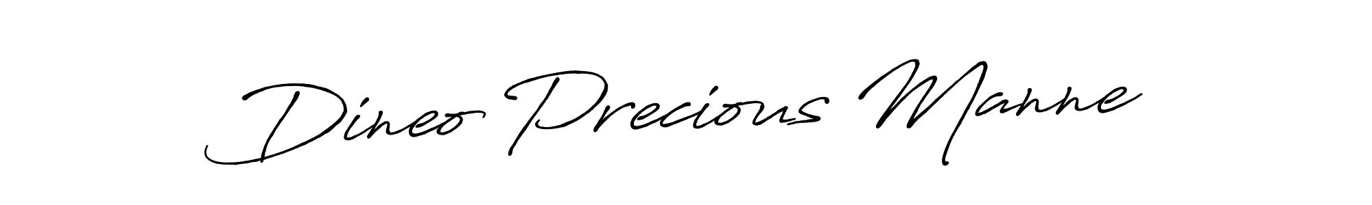 Make a beautiful signature design for name Dineo Precious Manne. With this signature (Antro_Vectra_Bolder) style, you can create a handwritten signature for free. Dineo Precious Manne signature style 7 images and pictures png
