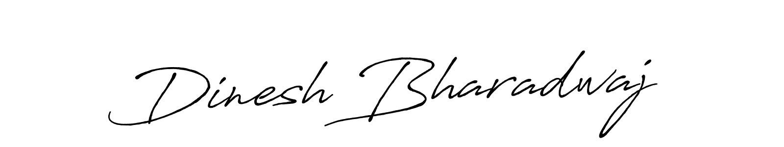 Use a signature maker to create a handwritten signature online. With this signature software, you can design (Antro_Vectra_Bolder) your own signature for name Dinesh Bharadwaj. Dinesh Bharadwaj signature style 7 images and pictures png