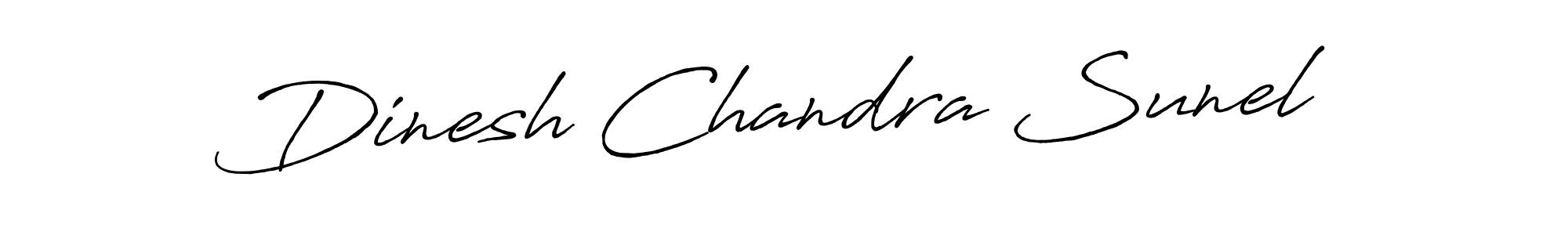 Design your own signature with our free online signature maker. With this signature software, you can create a handwritten (Antro_Vectra_Bolder) signature for name Dinesh Chandra Sunel. Dinesh Chandra Sunel signature style 7 images and pictures png