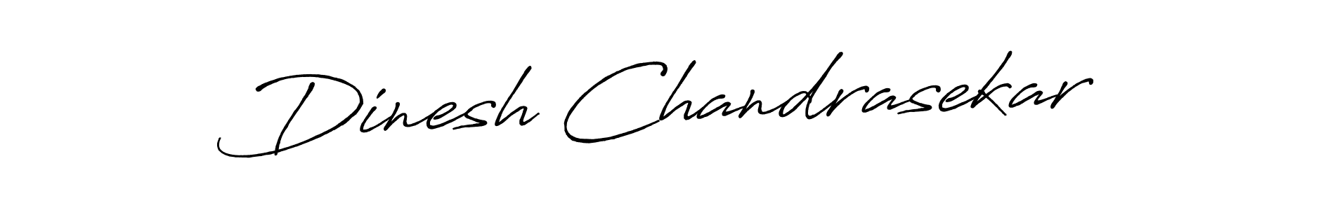 Create a beautiful signature design for name Dinesh Chandrasekar. With this signature (Antro_Vectra_Bolder) fonts, you can make a handwritten signature for free. Dinesh Chandrasekar signature style 7 images and pictures png