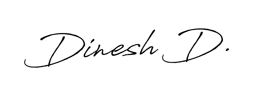 How to make Dinesh D. signature? Antro_Vectra_Bolder is a professional autograph style. Create handwritten signature for Dinesh D. name. Dinesh D. signature style 7 images and pictures png