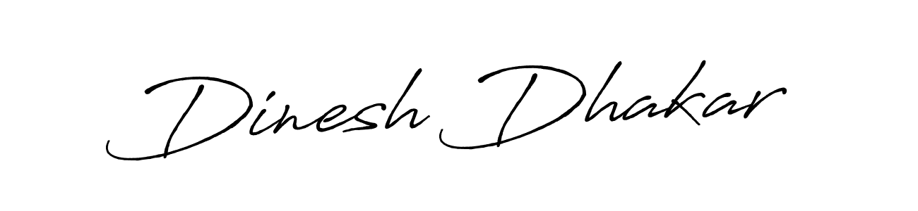 Use a signature maker to create a handwritten signature online. With this signature software, you can design (Antro_Vectra_Bolder) your own signature for name Dinesh Dhakar. Dinesh Dhakar signature style 7 images and pictures png