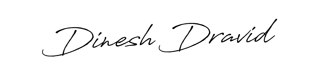 Antro_Vectra_Bolder is a professional signature style that is perfect for those who want to add a touch of class to their signature. It is also a great choice for those who want to make their signature more unique. Get Dinesh Dravid name to fancy signature for free. Dinesh Dravid signature style 7 images and pictures png
