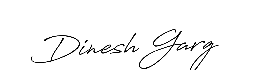 How to make Dinesh Garg name signature. Use Antro_Vectra_Bolder style for creating short signs online. This is the latest handwritten sign. Dinesh Garg signature style 7 images and pictures png