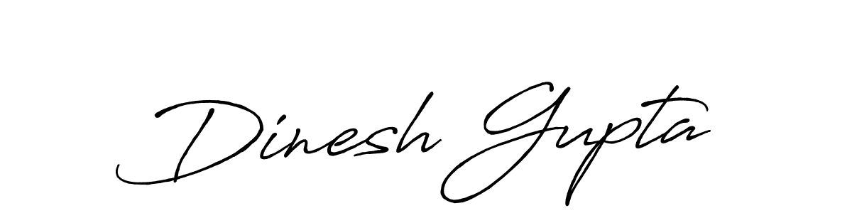 Dinesh Gupta stylish signature style. Best Handwritten Sign (Antro_Vectra_Bolder) for my name. Handwritten Signature Collection Ideas for my name Dinesh Gupta. Dinesh Gupta signature style 7 images and pictures png