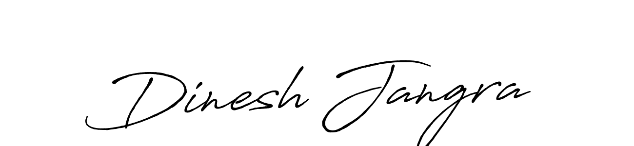 This is the best signature style for the Dinesh Jangra name. Also you like these signature font (Antro_Vectra_Bolder). Mix name signature. Dinesh Jangra signature style 7 images and pictures png