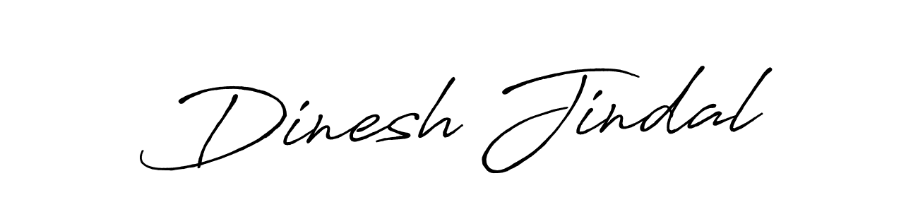 Design your own signature with our free online signature maker. With this signature software, you can create a handwritten (Antro_Vectra_Bolder) signature for name Dinesh Jindal. Dinesh Jindal signature style 7 images and pictures png