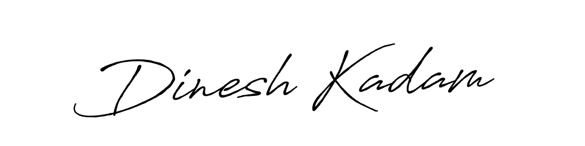 How to make Dinesh Kadam signature? Antro_Vectra_Bolder is a professional autograph style. Create handwritten signature for Dinesh Kadam name. Dinesh Kadam signature style 7 images and pictures png