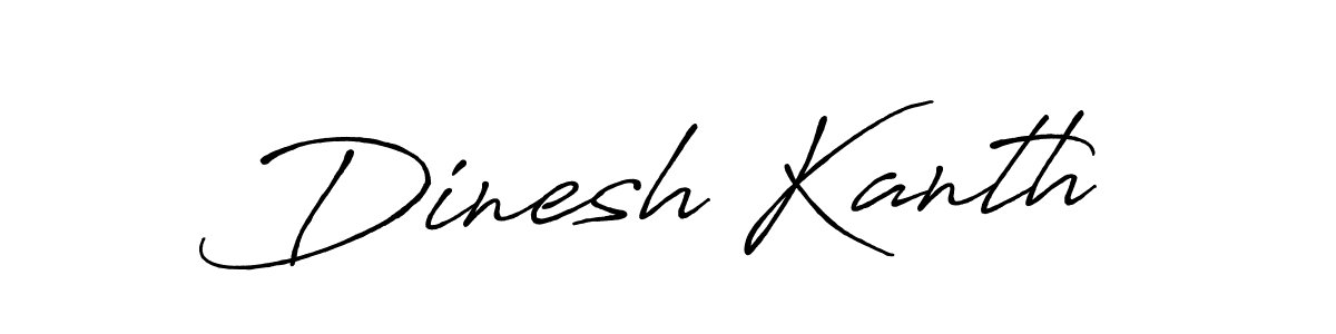 Antro_Vectra_Bolder is a professional signature style that is perfect for those who want to add a touch of class to their signature. It is also a great choice for those who want to make their signature more unique. Get Dinesh Kanth name to fancy signature for free. Dinesh Kanth signature style 7 images and pictures png