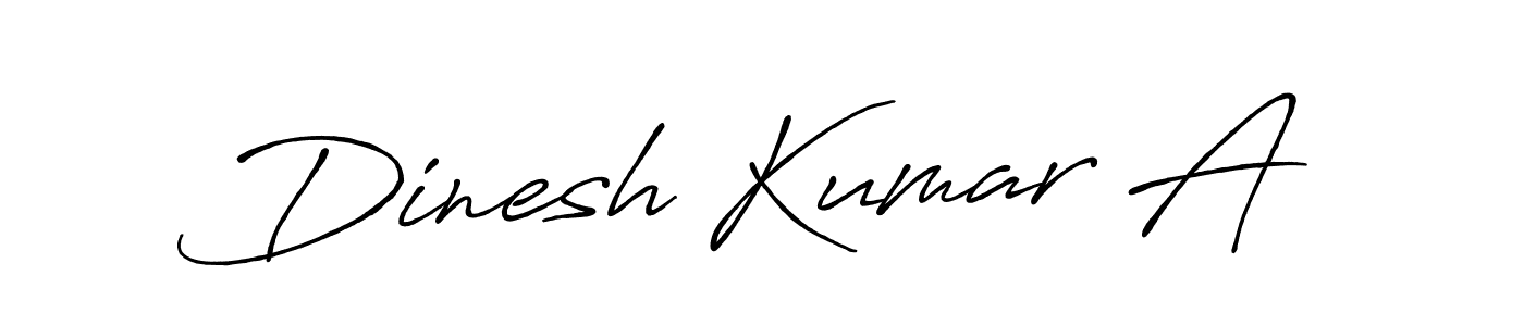 Make a beautiful signature design for name Dinesh Kumar A. Use this online signature maker to create a handwritten signature for free. Dinesh Kumar A signature style 7 images and pictures png
