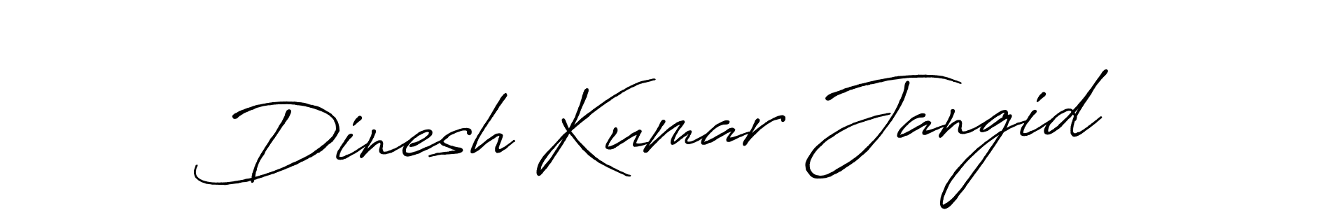 The best way (Antro_Vectra_Bolder) to make a short signature is to pick only two or three words in your name. The name Dinesh Kumar Jangid include a total of six letters. For converting this name. Dinesh Kumar Jangid signature style 7 images and pictures png