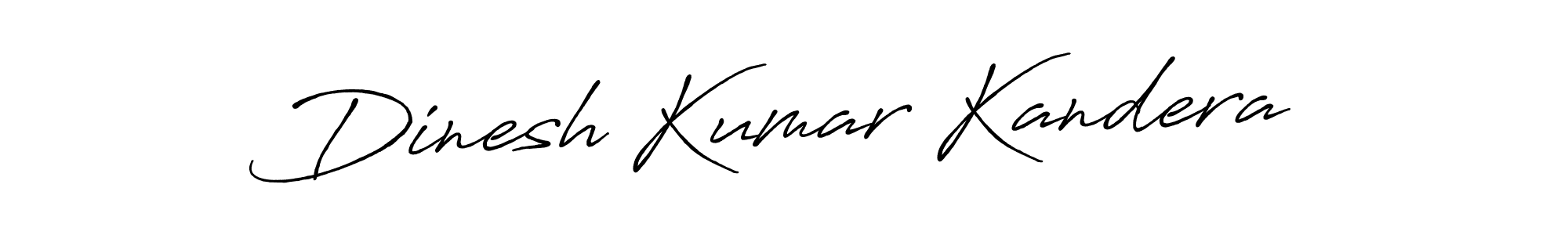 Antro_Vectra_Bolder is a professional signature style that is perfect for those who want to add a touch of class to their signature. It is also a great choice for those who want to make their signature more unique. Get Dinesh Kumar Kandera name to fancy signature for free. Dinesh Kumar Kandera signature style 7 images and pictures png