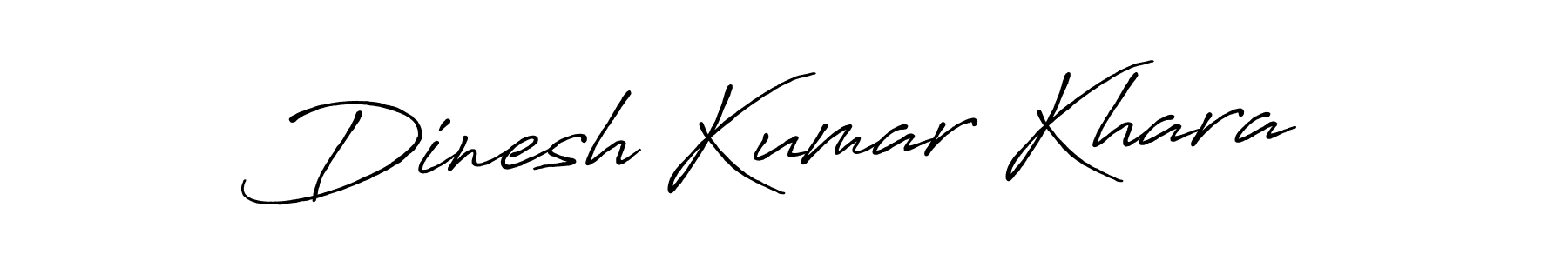 Antro_Vectra_Bolder is a professional signature style that is perfect for those who want to add a touch of class to their signature. It is also a great choice for those who want to make their signature more unique. Get Dinesh Kumar Khara name to fancy signature for free. Dinesh Kumar Khara signature style 7 images and pictures png