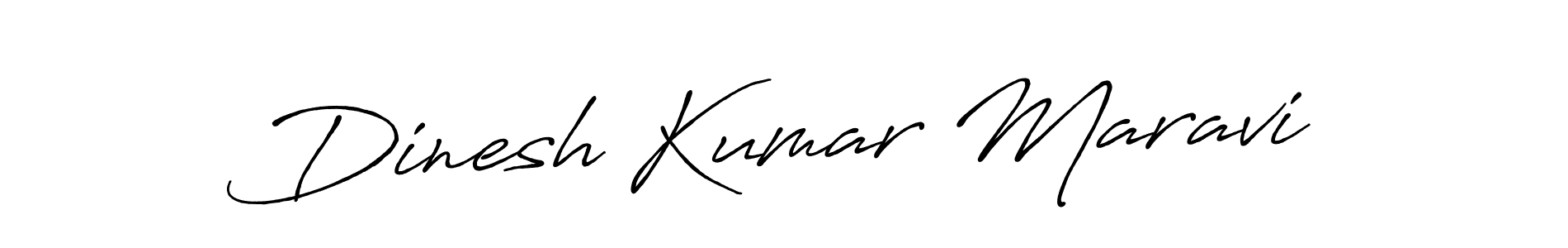 How to make Dinesh Kumar Maravi signature? Antro_Vectra_Bolder is a professional autograph style. Create handwritten signature for Dinesh Kumar Maravi name. Dinesh Kumar Maravi signature style 7 images and pictures png
