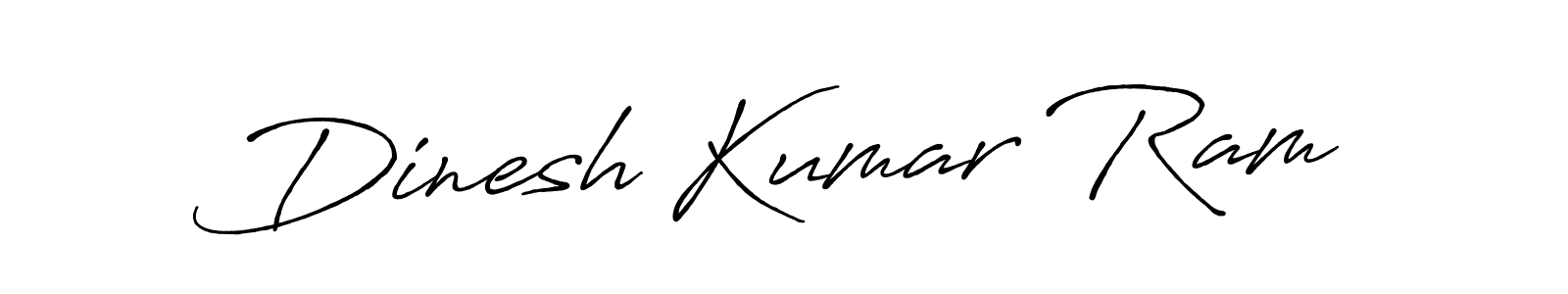 The best way (Antro_Vectra_Bolder) to make a short signature is to pick only two or three words in your name. The name Dinesh Kumar Ram include a total of six letters. For converting this name. Dinesh Kumar Ram signature style 7 images and pictures png