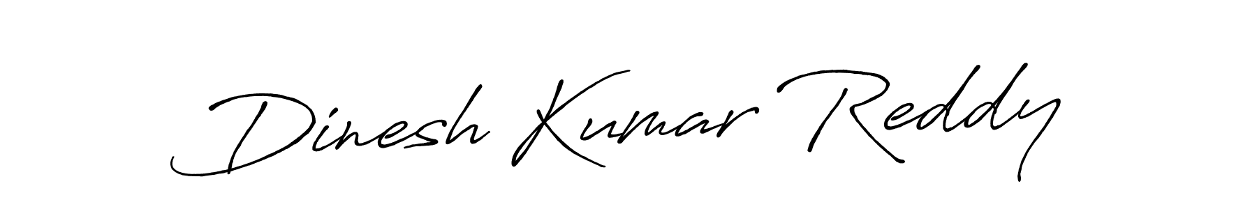 Make a beautiful signature design for name Dinesh Kumar Reddy. With this signature (Antro_Vectra_Bolder) style, you can create a handwritten signature for free. Dinesh Kumar Reddy signature style 7 images and pictures png