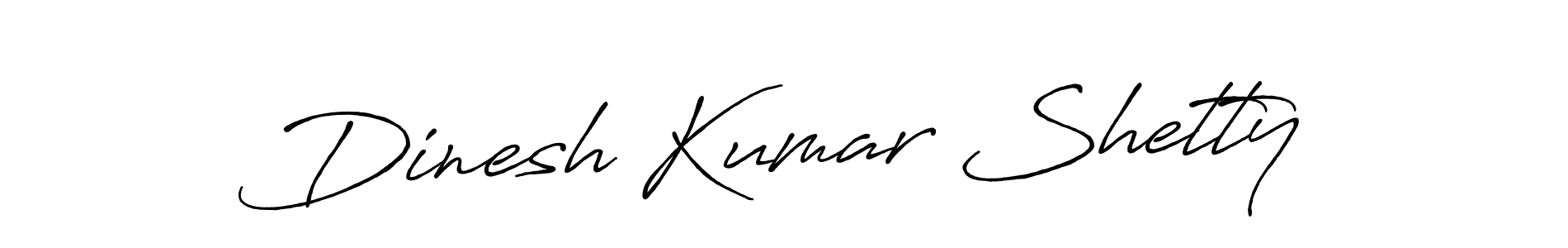 Dinesh Kumar Shetty stylish signature style. Best Handwritten Sign (Antro_Vectra_Bolder) for my name. Handwritten Signature Collection Ideas for my name Dinesh Kumar Shetty. Dinesh Kumar Shetty signature style 7 images and pictures png