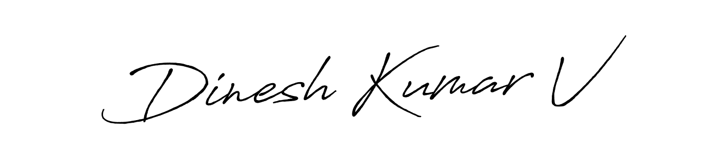 Similarly Antro_Vectra_Bolder is the best handwritten signature design. Signature creator online .You can use it as an online autograph creator for name Dinesh Kumar V. Dinesh Kumar V signature style 7 images and pictures png
