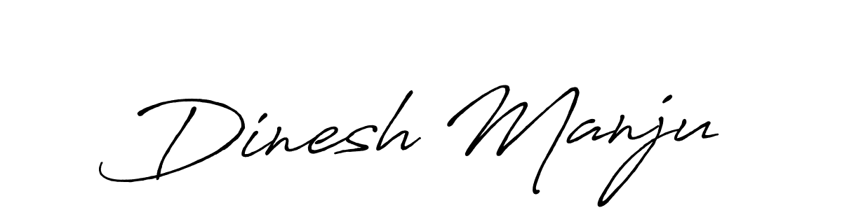 You can use this online signature creator to create a handwritten signature for the name Dinesh Manju. This is the best online autograph maker. Dinesh Manju signature style 7 images and pictures png