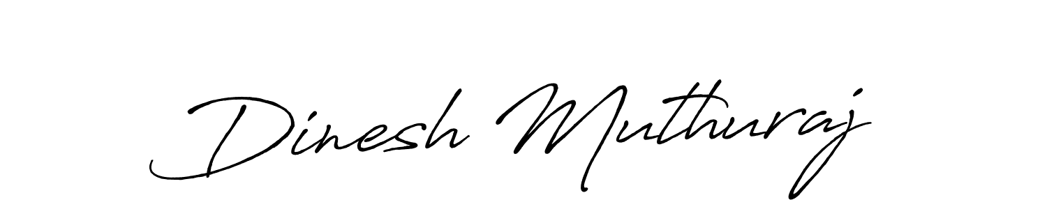 How to make Dinesh Muthuraj signature? Antro_Vectra_Bolder is a professional autograph style. Create handwritten signature for Dinesh Muthuraj name. Dinesh Muthuraj signature style 7 images and pictures png