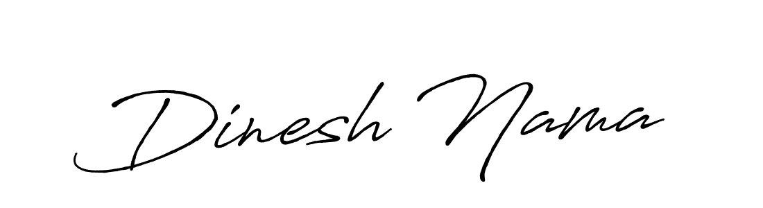 Dinesh Nama stylish signature style. Best Handwritten Sign (Antro_Vectra_Bolder) for my name. Handwritten Signature Collection Ideas for my name Dinesh Nama. Dinesh Nama signature style 7 images and pictures png