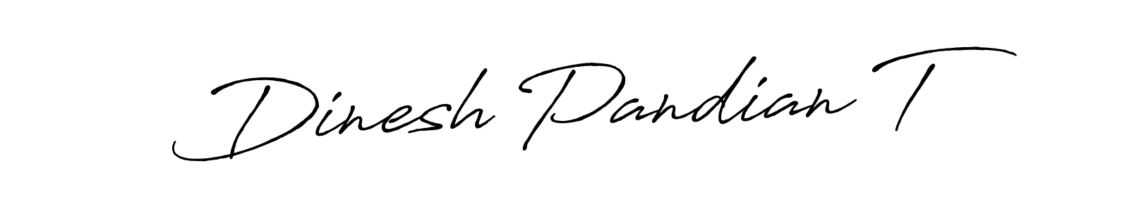 Also we have Dinesh Pandian T name is the best signature style. Create professional handwritten signature collection using Antro_Vectra_Bolder autograph style. Dinesh Pandian T signature style 7 images and pictures png
