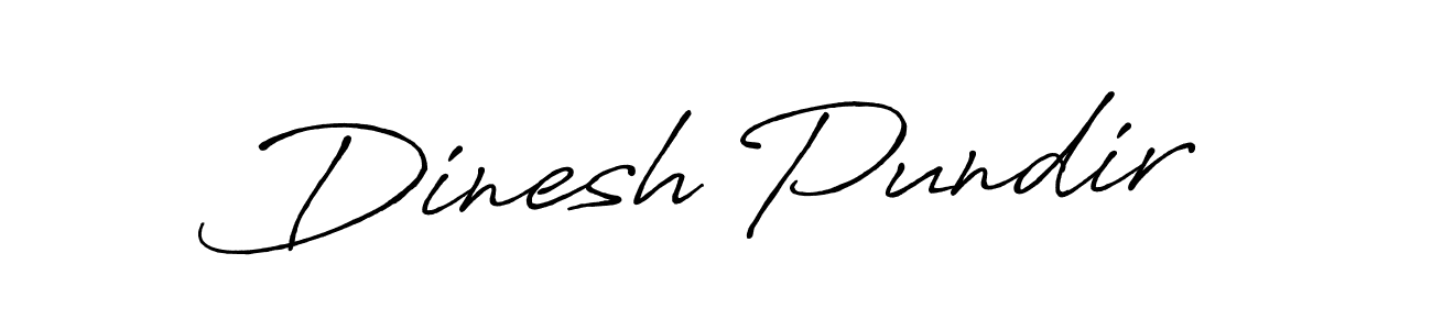 Make a beautiful signature design for name Dinesh Pundir. With this signature (Antro_Vectra_Bolder) style, you can create a handwritten signature for free. Dinesh Pundir signature style 7 images and pictures png