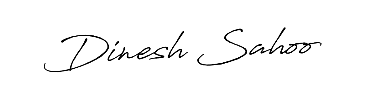 Also we have Dinesh Sahoo name is the best signature style. Create professional handwritten signature collection using Antro_Vectra_Bolder autograph style. Dinesh Sahoo signature style 7 images and pictures png