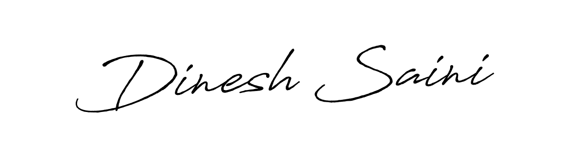 How to Draw Dinesh Saini signature style? Antro_Vectra_Bolder is a latest design signature styles for name Dinesh Saini. Dinesh Saini signature style 7 images and pictures png