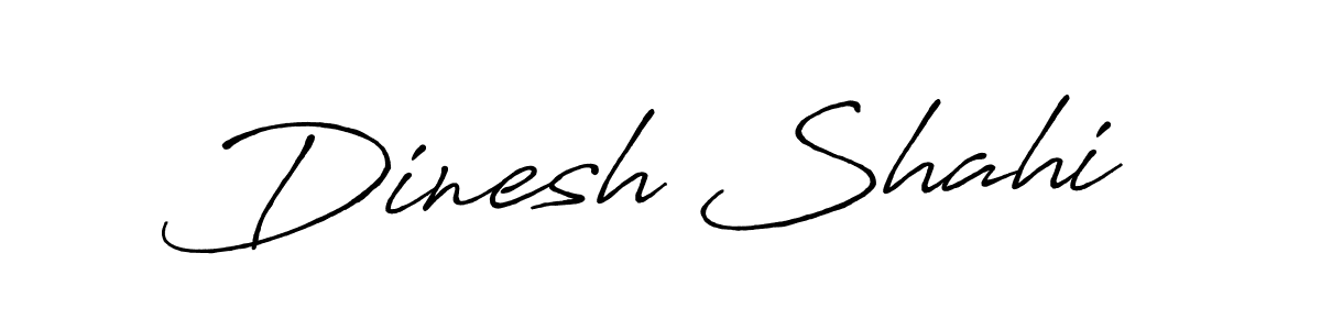 Make a beautiful signature design for name Dinesh Shahi. Use this online signature maker to create a handwritten signature for free. Dinesh Shahi signature style 7 images and pictures png