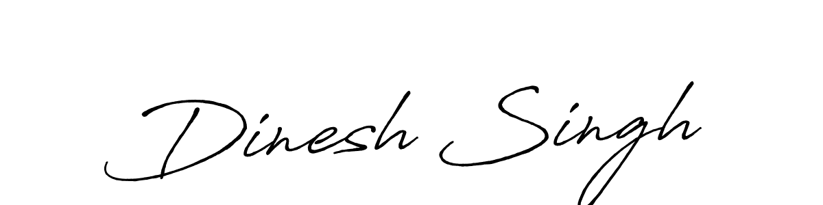 Also we have Dinesh Singh name is the best signature style. Create professional handwritten signature collection using Antro_Vectra_Bolder autograph style. Dinesh Singh signature style 7 images and pictures png