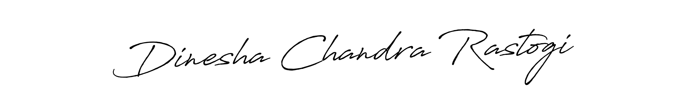 Make a beautiful signature design for name Dinesha Chandra Rastogi. With this signature (Antro_Vectra_Bolder) style, you can create a handwritten signature for free. Dinesha Chandra Rastogi signature style 7 images and pictures png