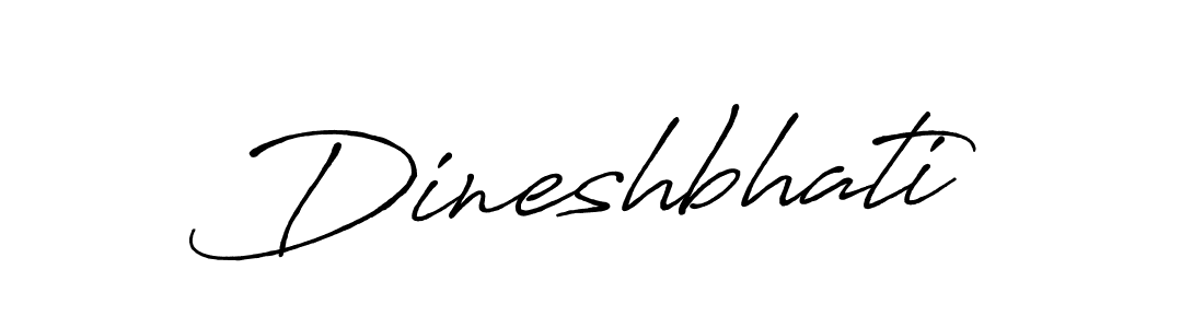 Use a signature maker to create a handwritten signature online. With this signature software, you can design (Antro_Vectra_Bolder) your own signature for name Dineshbhati. Dineshbhati signature style 7 images and pictures png