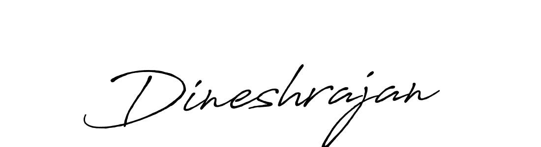 Create a beautiful signature design for name Dineshrajan. With this signature (Antro_Vectra_Bolder) fonts, you can make a handwritten signature for free. Dineshrajan signature style 7 images and pictures png