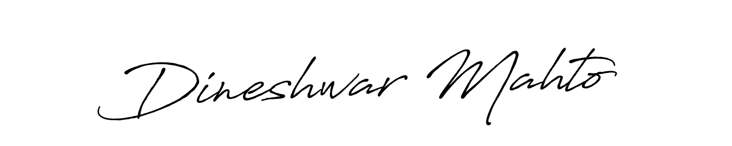 Once you've used our free online signature maker to create your best signature Antro_Vectra_Bolder style, it's time to enjoy all of the benefits that Dineshwar Mahto name signing documents. Dineshwar Mahto signature style 7 images and pictures png