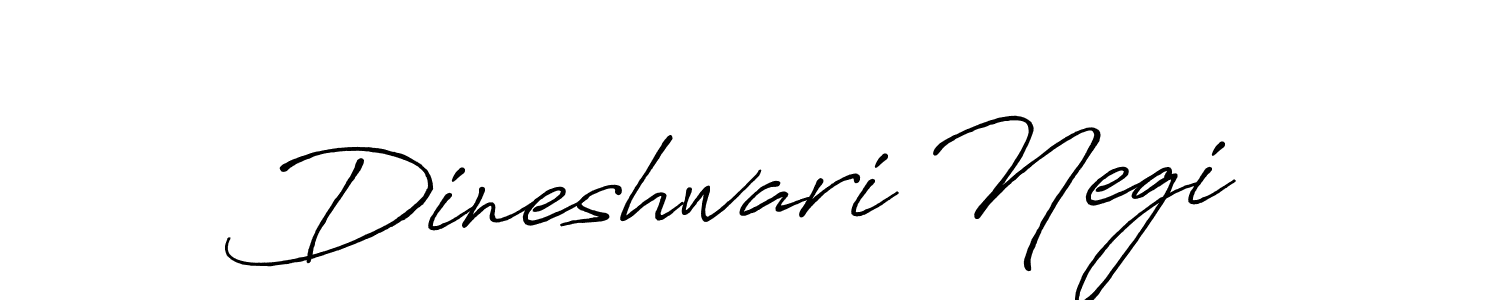 Use a signature maker to create a handwritten signature online. With this signature software, you can design (Antro_Vectra_Bolder) your own signature for name Dineshwari Negi. Dineshwari Negi signature style 7 images and pictures png