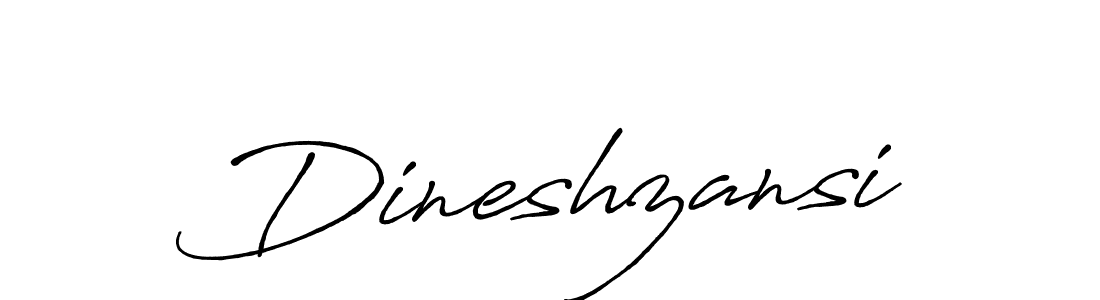 Make a beautiful signature design for name Dineshzansi. With this signature (Antro_Vectra_Bolder) style, you can create a handwritten signature for free. Dineshzansi signature style 7 images and pictures png