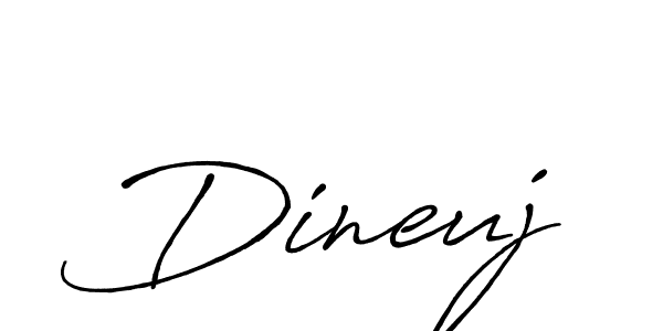 How to make Dineuj name signature. Use Antro_Vectra_Bolder style for creating short signs online. This is the latest handwritten sign. Dineuj signature style 7 images and pictures png