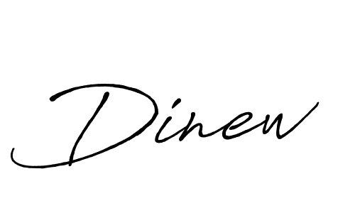 How to make Dinew name signature. Use Antro_Vectra_Bolder style for creating short signs online. This is the latest handwritten sign. Dinew signature style 7 images and pictures png