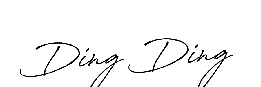Use a signature maker to create a handwritten signature online. With this signature software, you can design (Antro_Vectra_Bolder) your own signature for name Ding Ding. Ding Ding signature style 7 images and pictures png