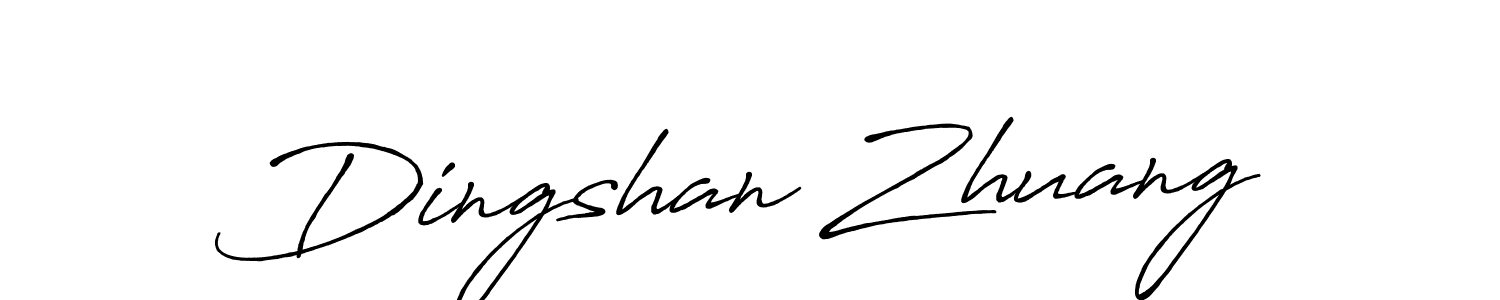 if you are searching for the best signature style for your name Dingshan Zhuang. so please give up your signature search. here we have designed multiple signature styles  using Antro_Vectra_Bolder. Dingshan Zhuang signature style 7 images and pictures png