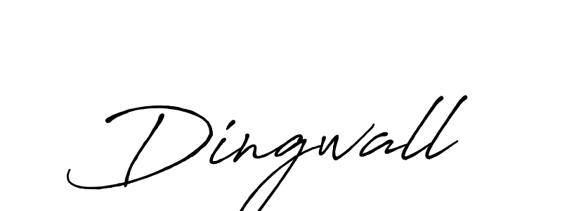 Create a beautiful signature design for name Dingwall. With this signature (Antro_Vectra_Bolder) fonts, you can make a handwritten signature for free. Dingwall signature style 7 images and pictures png