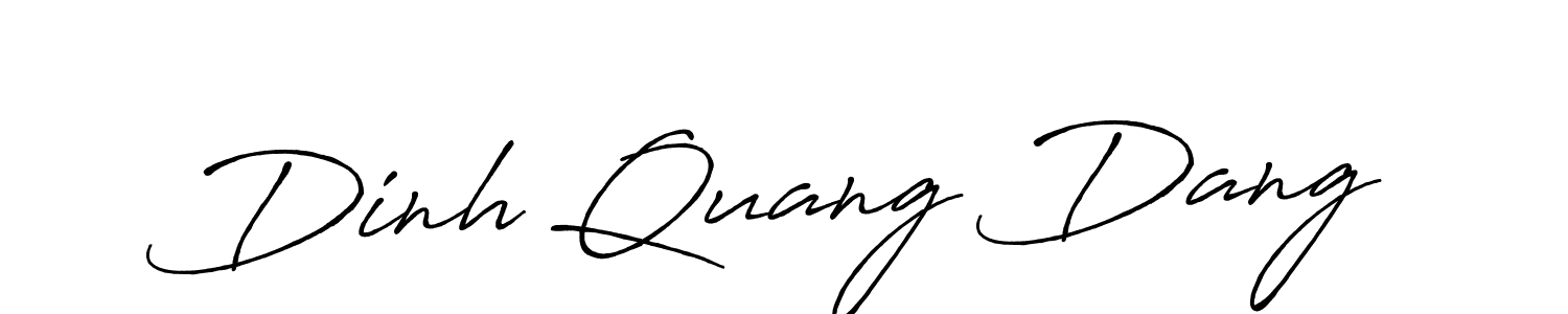 Make a short Dinh Quang Dang signature style. Manage your documents anywhere anytime using Antro_Vectra_Bolder. Create and add eSignatures, submit forms, share and send files easily. Dinh Quang Dang signature style 7 images and pictures png