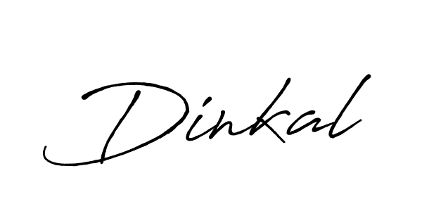 It looks lik you need a new signature style for name Dinkal. Design unique handwritten (Antro_Vectra_Bolder) signature with our free signature maker in just a few clicks. Dinkal signature style 7 images and pictures png