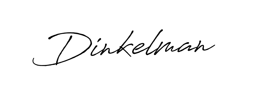 Make a beautiful signature design for name Dinkelman. With this signature (Antro_Vectra_Bolder) style, you can create a handwritten signature for free. Dinkelman signature style 7 images and pictures png