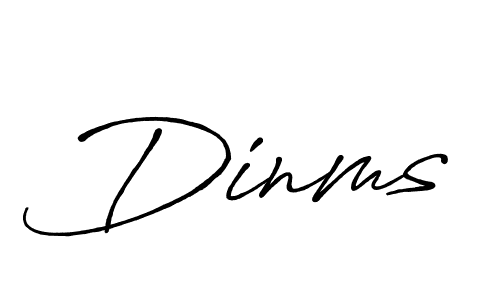 Antro_Vectra_Bolder is a professional signature style that is perfect for those who want to add a touch of class to their signature. It is also a great choice for those who want to make their signature more unique. Get Dinms name to fancy signature for free. Dinms signature style 7 images and pictures png