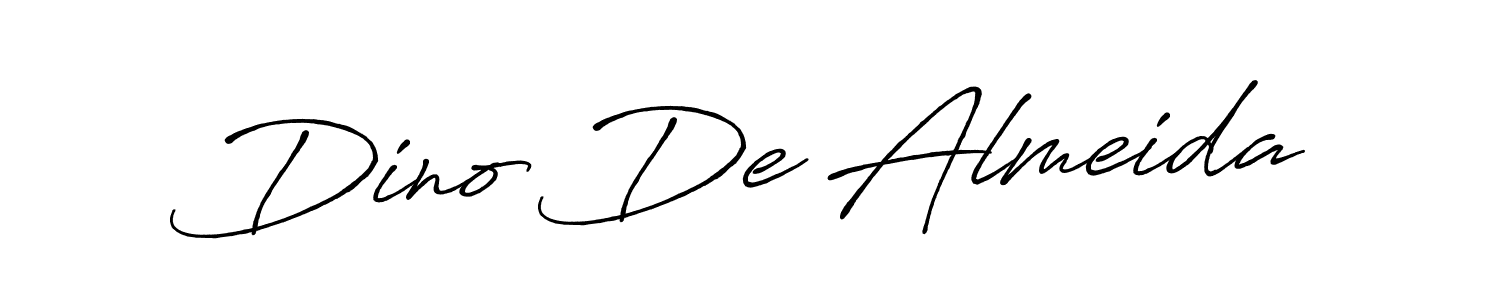 You can use this online signature creator to create a handwritten signature for the name Dino De Almeida. This is the best online autograph maker. Dino De Almeida signature style 7 images and pictures png